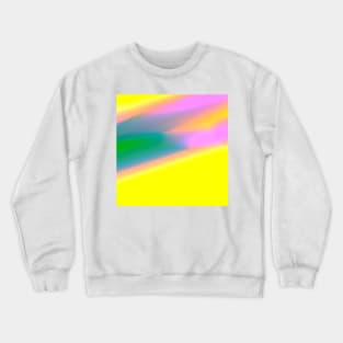 yellow pink green blue texture design Crewneck Sweatshirt